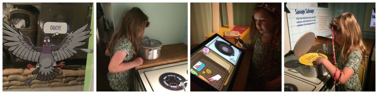 Learning all about rationing at the Horrible Histories Blitzed Britain exhibition